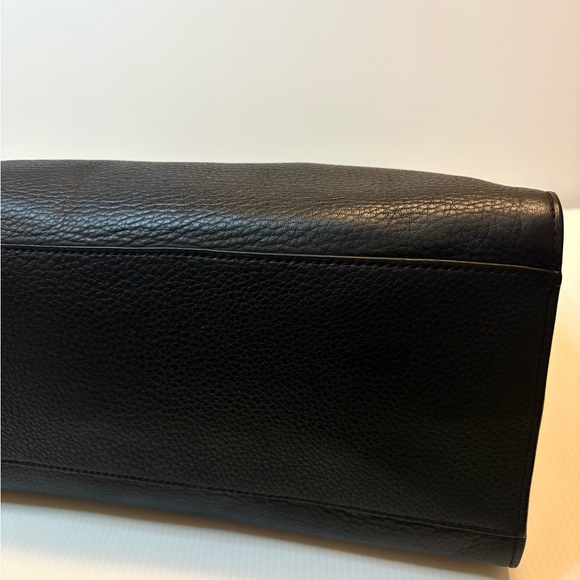 Tory Burch Gemini Link Leather Tote Bag Black 43676 Authentic EUC - Picture 12 of 17